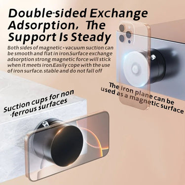 Universal Vacuum Magnetic Suction Phone Holder - InspiredGrabs.com
